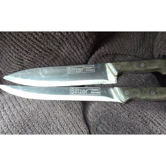 Slitzer German Set of 2 Kitchen Cooking Knives - Picture 1 of 7